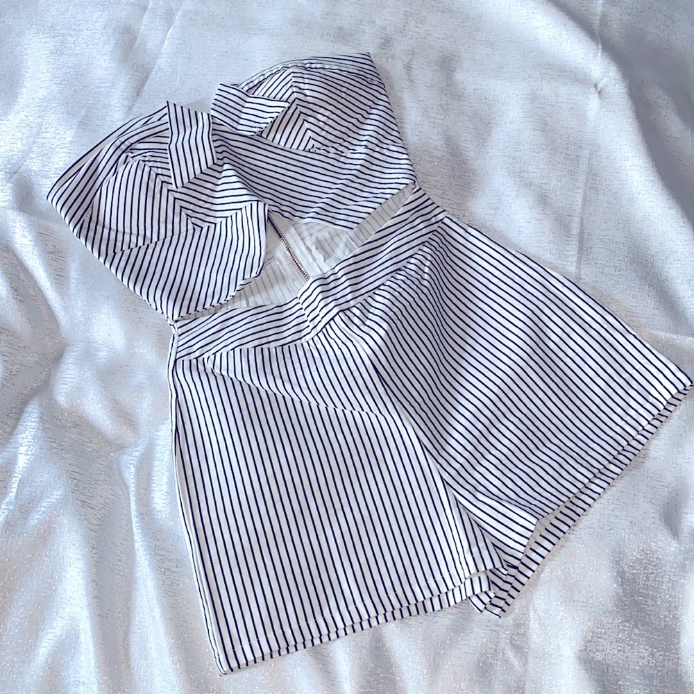 Stripped Romper